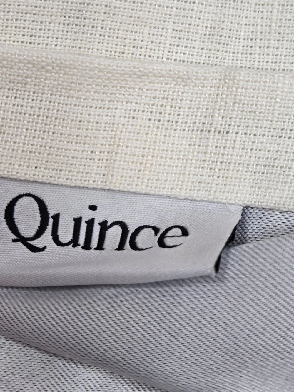 NWT QUINCE Set 2 48x84 Coastal Stripe Linen Cotton True Blackout Curtains 9296
